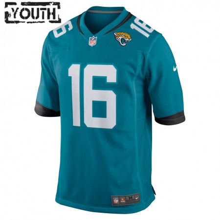 Lasten Jacksonville Jaguars NFL Pelipaita Trevor Lawrence 16 Nike Teal 2021 NFL Draft